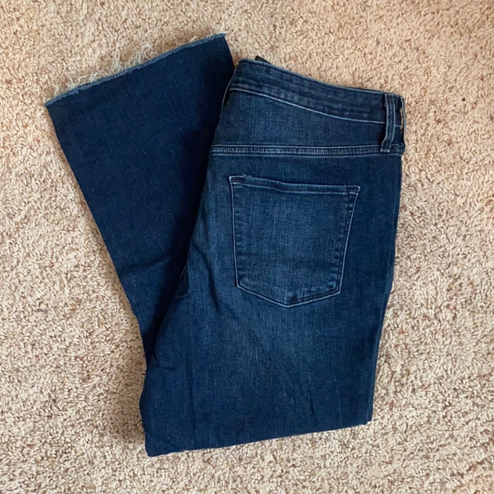 Mossimo Size 16 High Rise Flare Crop Denim Jeans